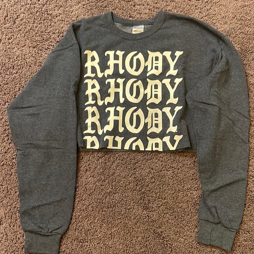 Rhody Rhody Rhody Cropped Crewneck